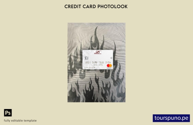 listo para imprimir Turkmenistán Turkmenbashi Bank mastercard photolook plantill